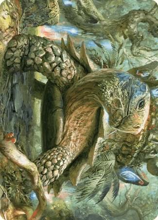 Blossoming Tortoise Art Card 24 (Art Series: Wilds of Eldraine)  | Good Games Modbury