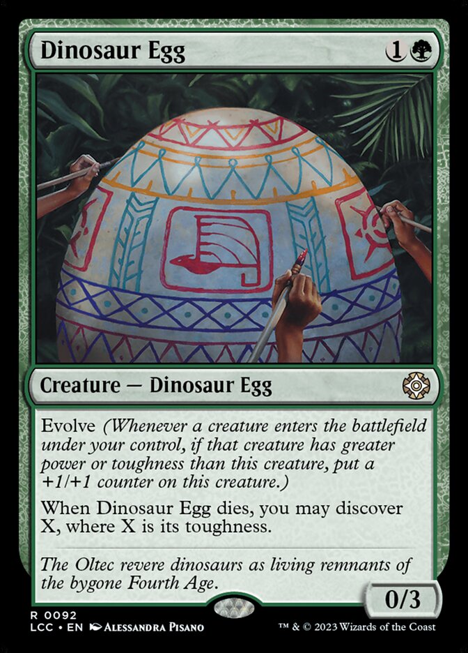 Dinosaur Egg 92/370 (Commander: The Lost Caverns of Ixalan)  | Good Games Modbury