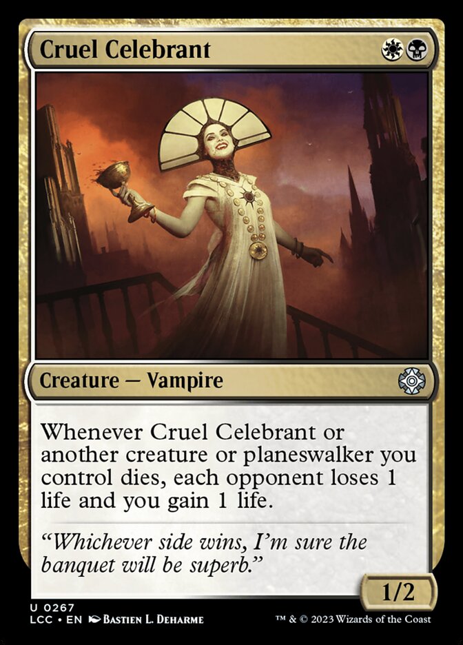 Cruel Celebrant 267/370 (Commander: The Lost Caverns of Ixalan)  | Good Games Modbury