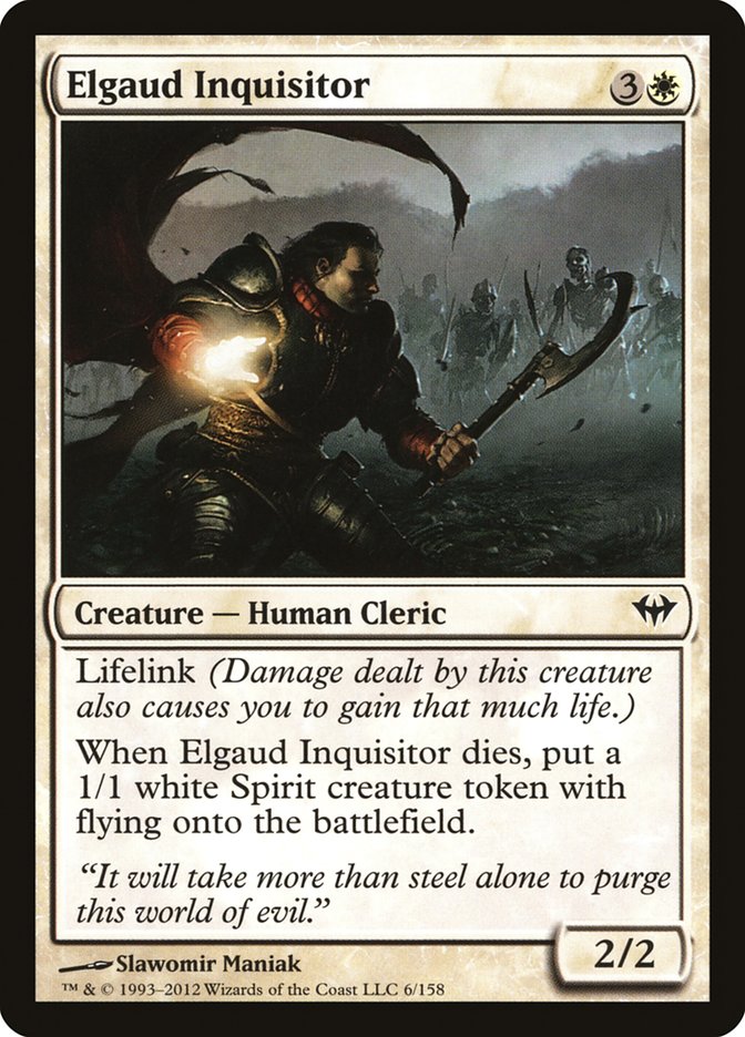 Elgaud Inquisitor 6/158 (Dark Ascension)  - Foil | Good Games Modbury