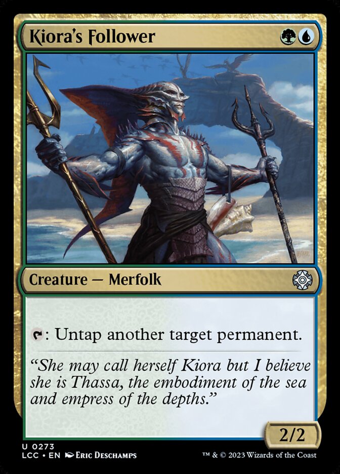 Kiora's Follower 273/370 (Commander: The Lost Caverns of Ixalan)  | Good Games Modbury