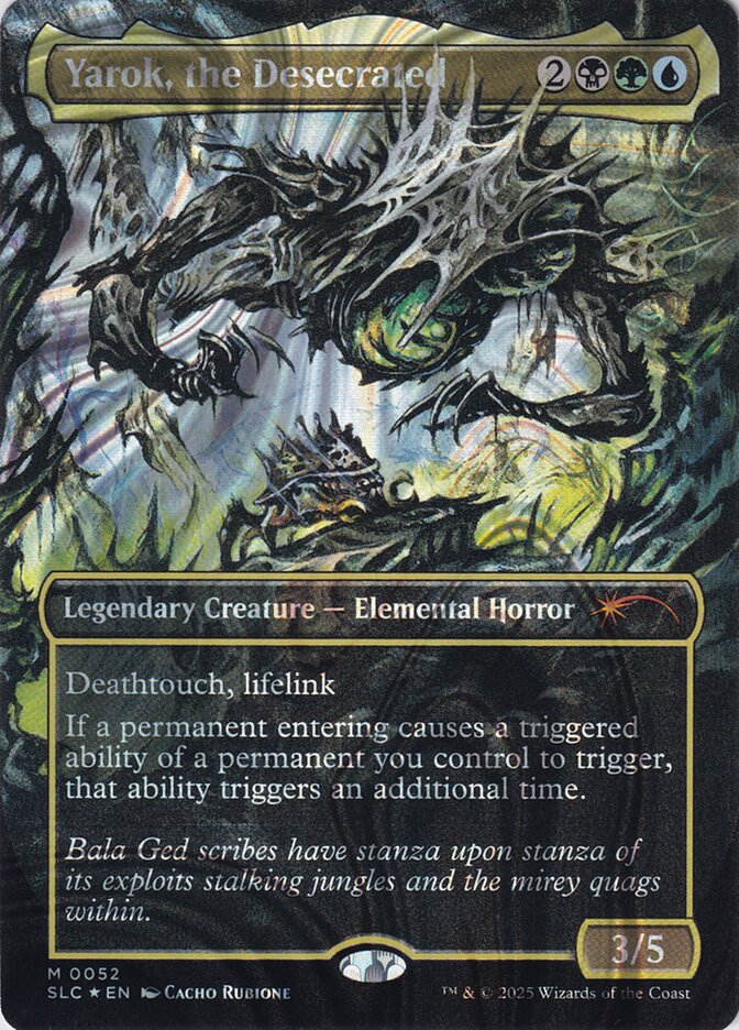 Yarok, the Desecrated 52/84 (Secret Lair Countdown Kit)  - Borderless Halo Foil | Good Games Modbury