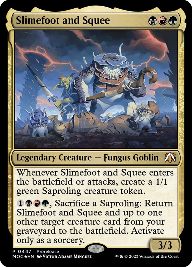 Slimefoot and Squee 447 (Prerelease Cards)  | Good Games Modbury