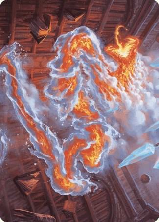 Scalding Viper Art Card 41 (Art Series: Wilds of Eldraine)  | Good Games Modbury