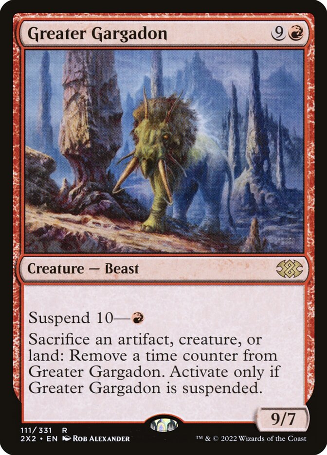 Greater Gargadon 111/331 (Double Masters 2022)  - Foil | Good Games Modbury
