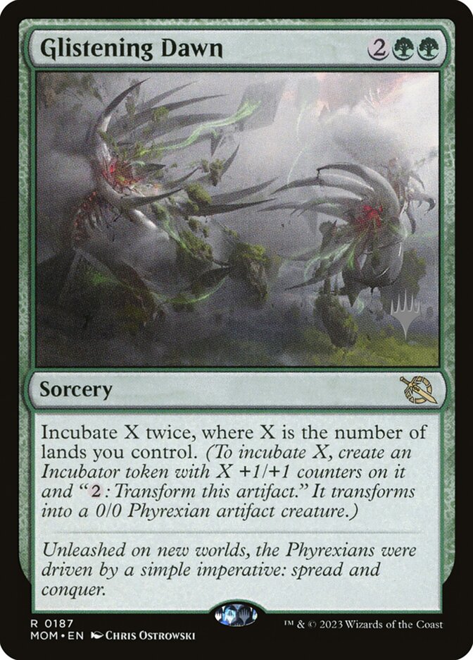 Glistening Dawn 187 (Promo Pack: March of the Machine)  - Foil | Good Games Modbury