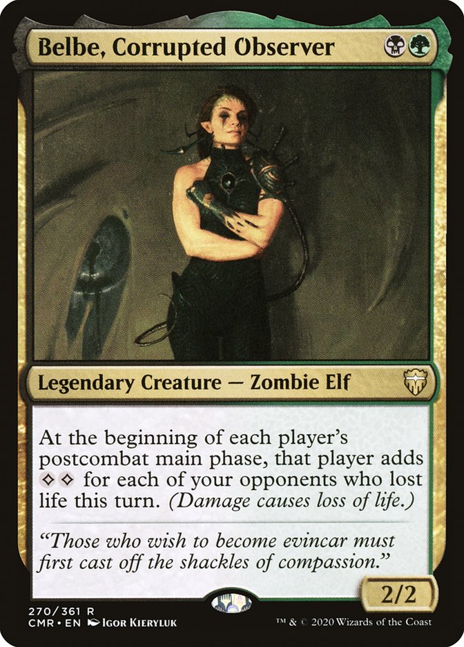 Belbe, Corrupted Observer 270/361 (Commander Legends)  | Good Games Modbury