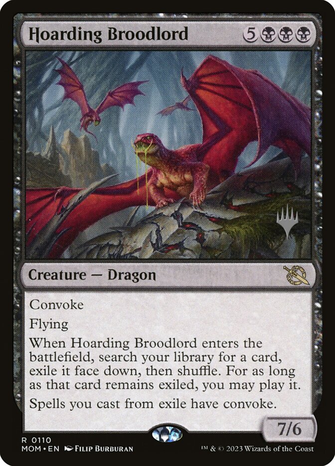 Hoarding Broodlord 110p/162 (Promo Pack: March of the Machine)  - Foil | Good Games Modbury