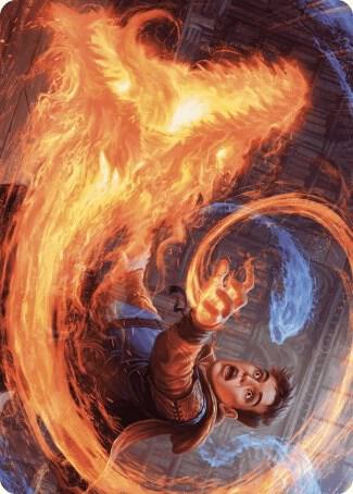 Frantic Firebolt Art Card 16 (Art Series: Wilds of Eldraine)  | Good Games Modbury