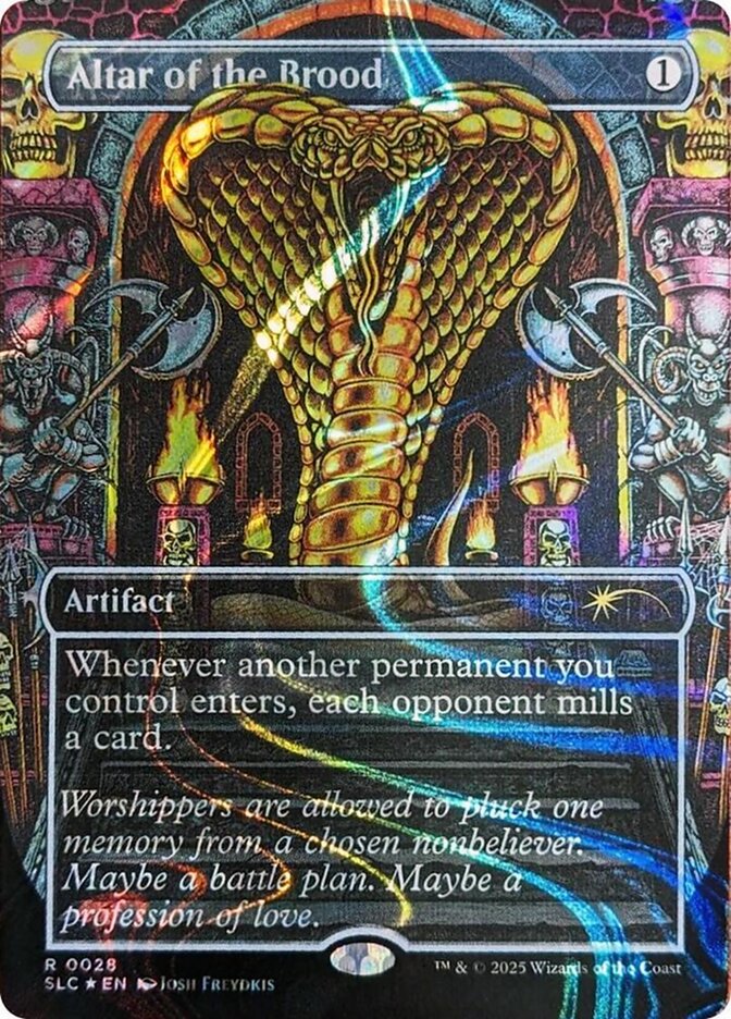 Altar of the Brood 28/84 (Secret Lair Countdown Kit)  - Borderless Halo Foil | Good Games Modbury
