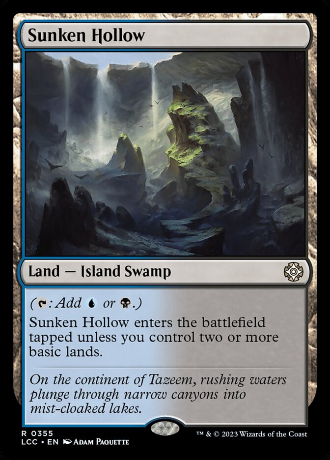 Sunken Hollow 355/370 (Commander: The Lost Caverns of Ixalan)  | Good Games Modbury