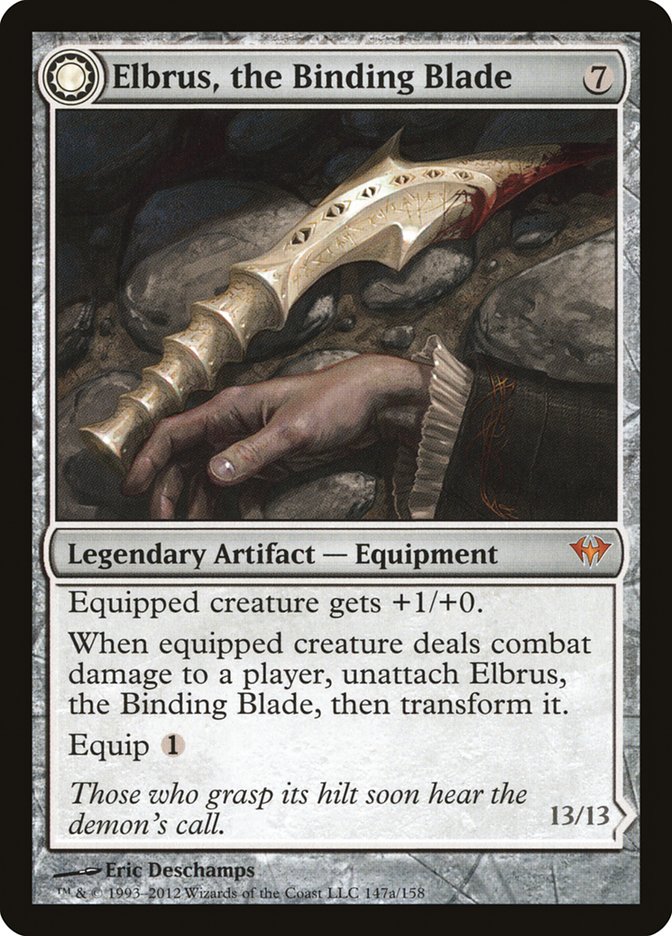 Elbrus, the Binding Blade // Withengar Unbound 147/158 (Dark Ascension)  - Foil | Good Games Modbury