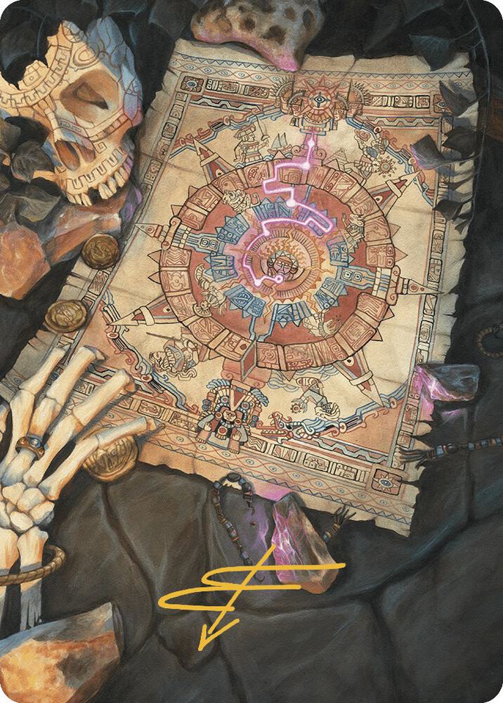 Map Token Art Card Gold Stamped Signature 68 (Art Series: The Lost Caverns of Ixalan)  | Good Games Modbury