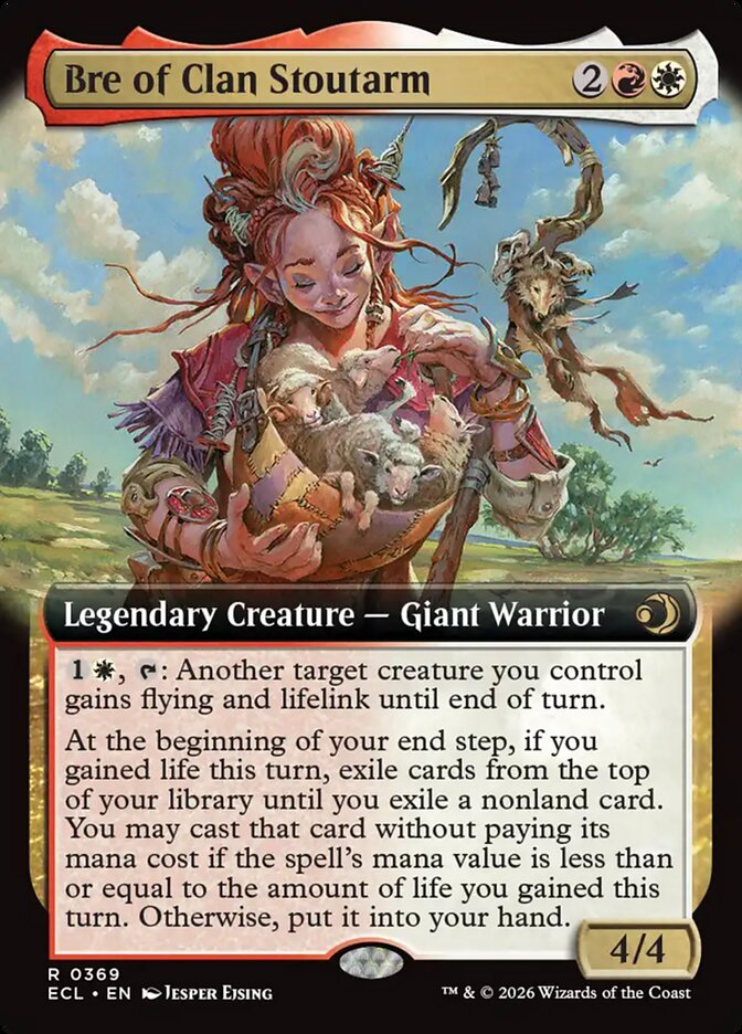 Bre of Clan Stoutarm 369 (Lorwyn Eclipsed)  - Extended Art Foil | Good Games Modbury