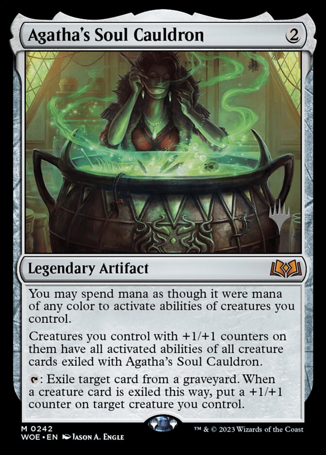 Agatha's Soul Cauldron 242p/200 (Promo Pack: Wilds of Eldraine)  - Foil | Good Games Modbury