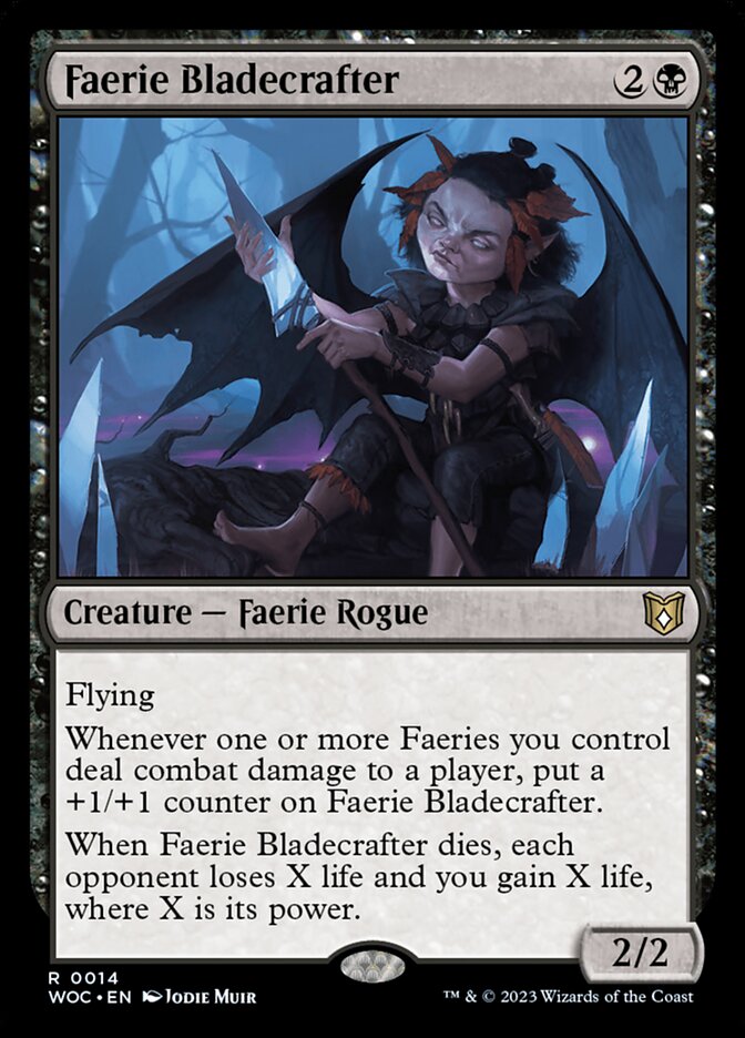 Faerie Bladecrafter 14/173 (Commander: Wilds of Eldraine)  | Good Games Modbury