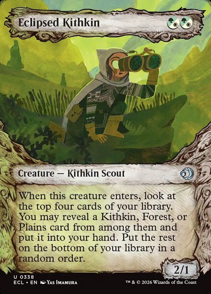 Eclipsed Kithkin  338/273 (Lorwyn Eclipsed)  - Showcase Foil | Good Games Modbury