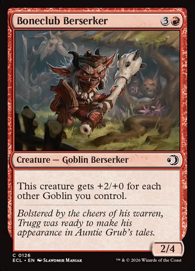 Boneclub Berserker 126 (Lorwyn Eclipsed)  | Good Games Modbury