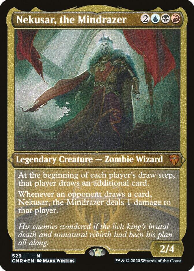 Nekusar the Mindrazer Foil Etched 529 (Commander Legends)  - Foil | Good Games Modbury