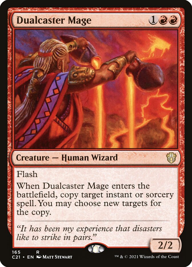 Dualcaster Mage 165 (Commander 2021)  | Good Games Modbury
