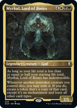 Myrkul Lord of Bones Foil Etched 544 (Commander Legends: Battle for Baldur's Gate)  - Foil | Good Games Modbury