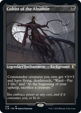 Cultist of the Absolute Foil Etched 495 (Commander Legends: Battle for Baldur's Gate)  - Foil | Good Games Modbury