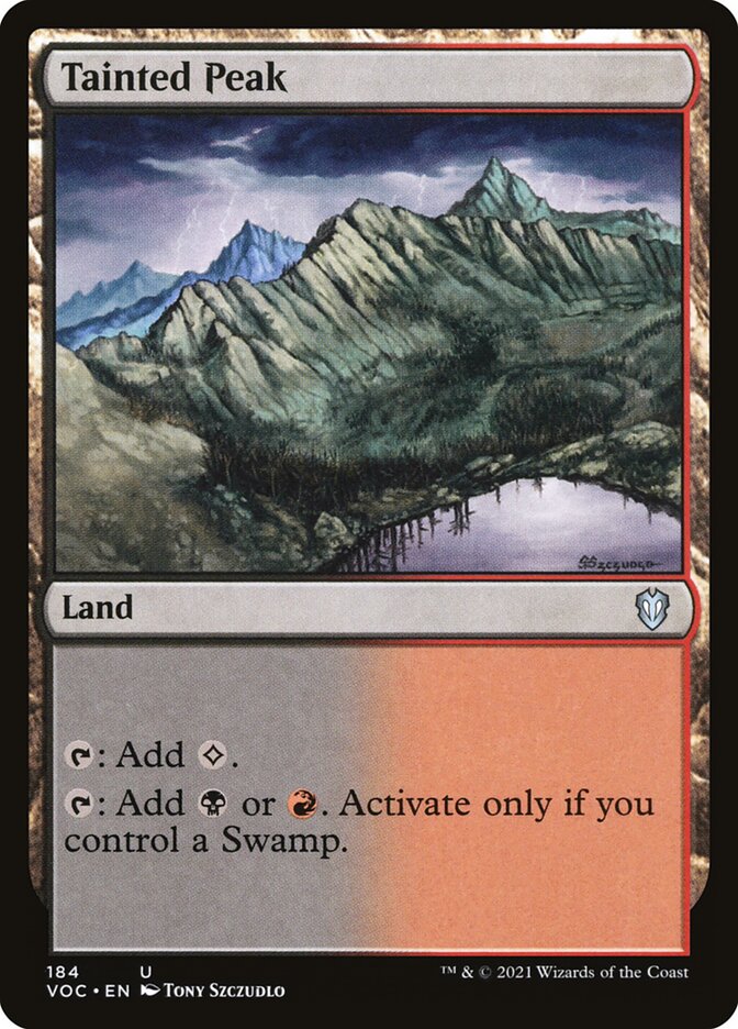 Tainted Peak 184/38 (Commander: Innistrad: Crimson Vow)  | Good Games Modbury