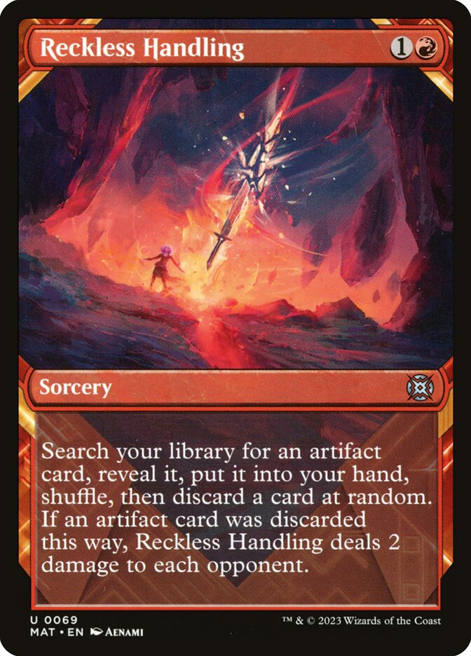 Reckless Handling 69/50 (March of the Machine: The Aftermath)  - Showcase Foil | Good Games Modbury
