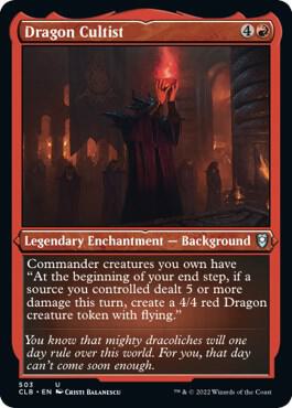 Dragon Cultist 503 (Commander Legends: Battle for Baldur's Gate)  - Etched Foil | Good Games Modbury