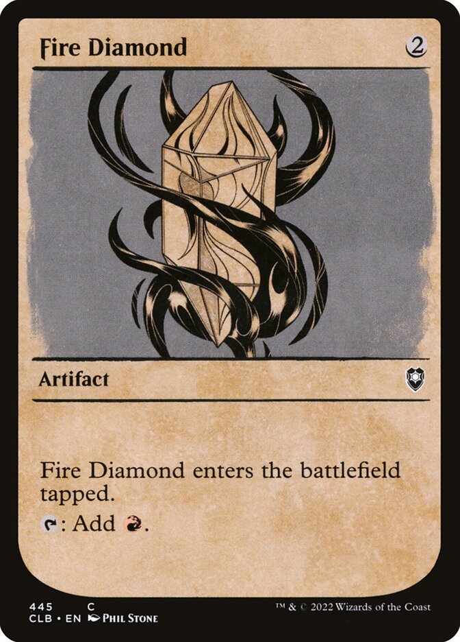 Fire Diamond 445 (Commander Legends: Battle for Baldur's Gate)  - Foil | Good Games Modbury