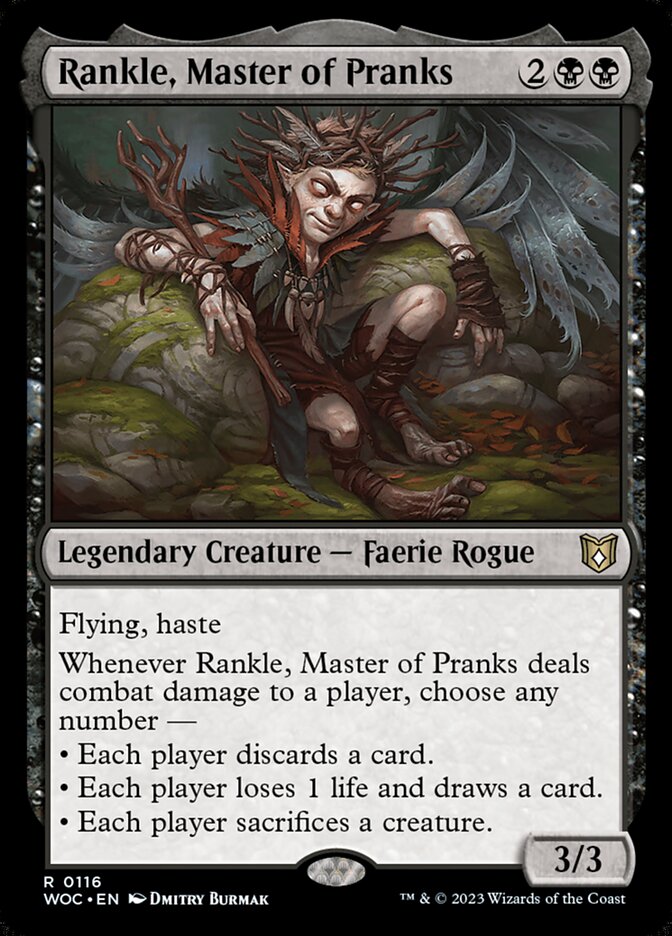 Rankle, Master of Pranks 116/173 (Commander: Wilds of Eldraine)  | Good Games Modbury
