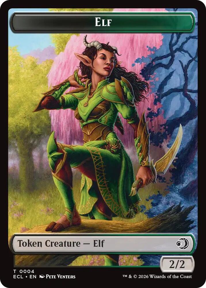 Elf Treasure Double Sided Token 4 // 10 (Lorwyn Eclipsed)  | Good Games Modbury
