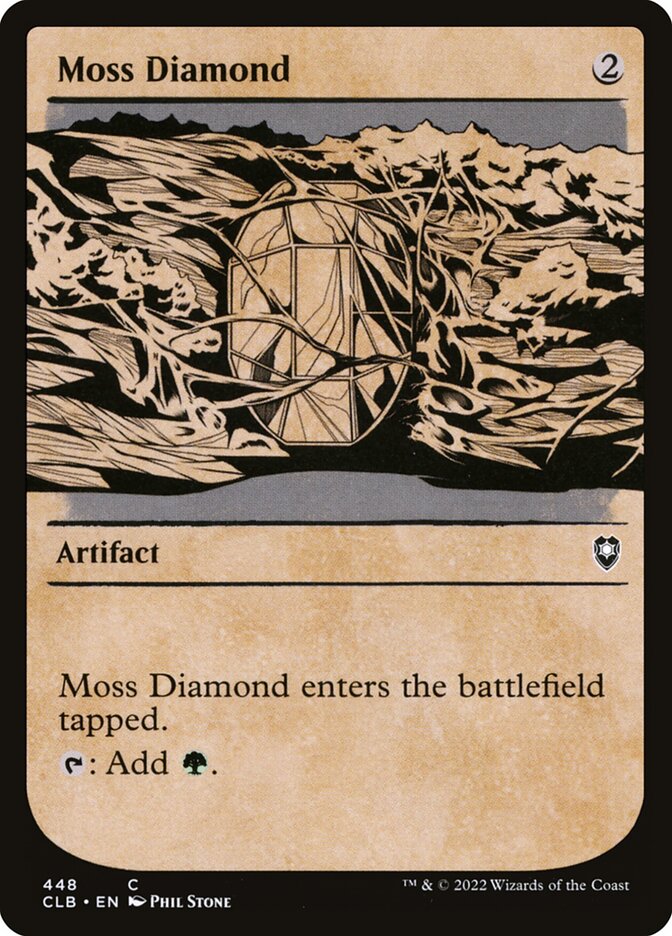 Moss Diamond 448/361 (Commander Legends: Battle for Baldur's Gate)  - Foil | Good Games Modbury