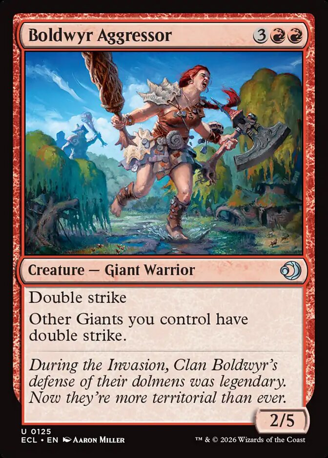 Boldwyr Aggressor 125/273 (Lorwyn Eclipsed)  - Foil | Good Games Modbury