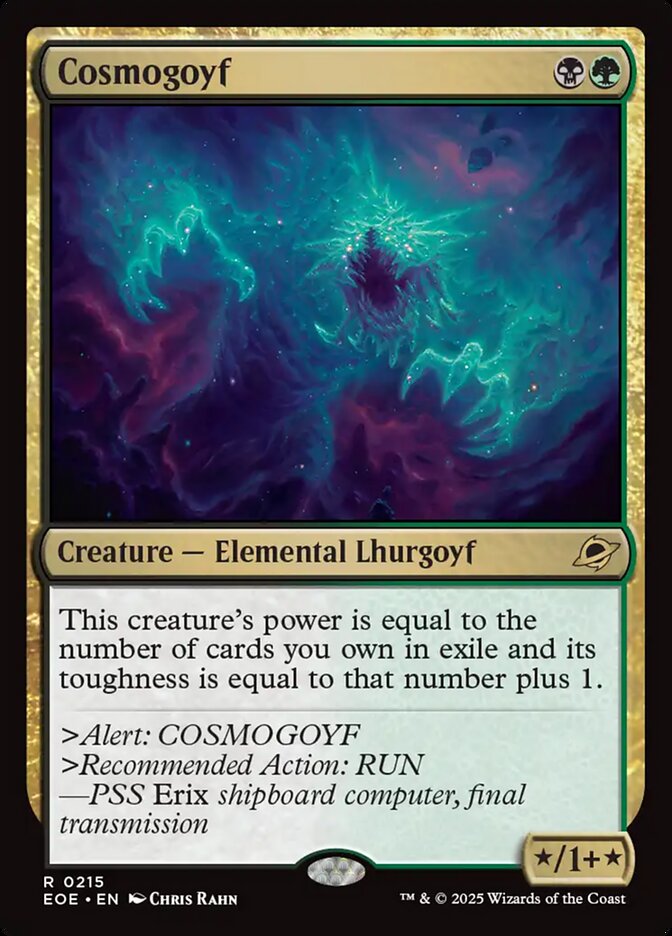 Cosmogoyf 215/276 (Edge of Eternities)  - Foil | Good Games Modbury