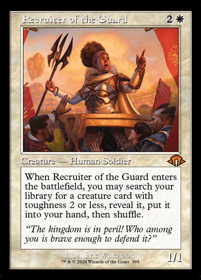 Recruiter of the Guard 395/319 (Modern Horizons 3)  - Retro | Good Games Modbury