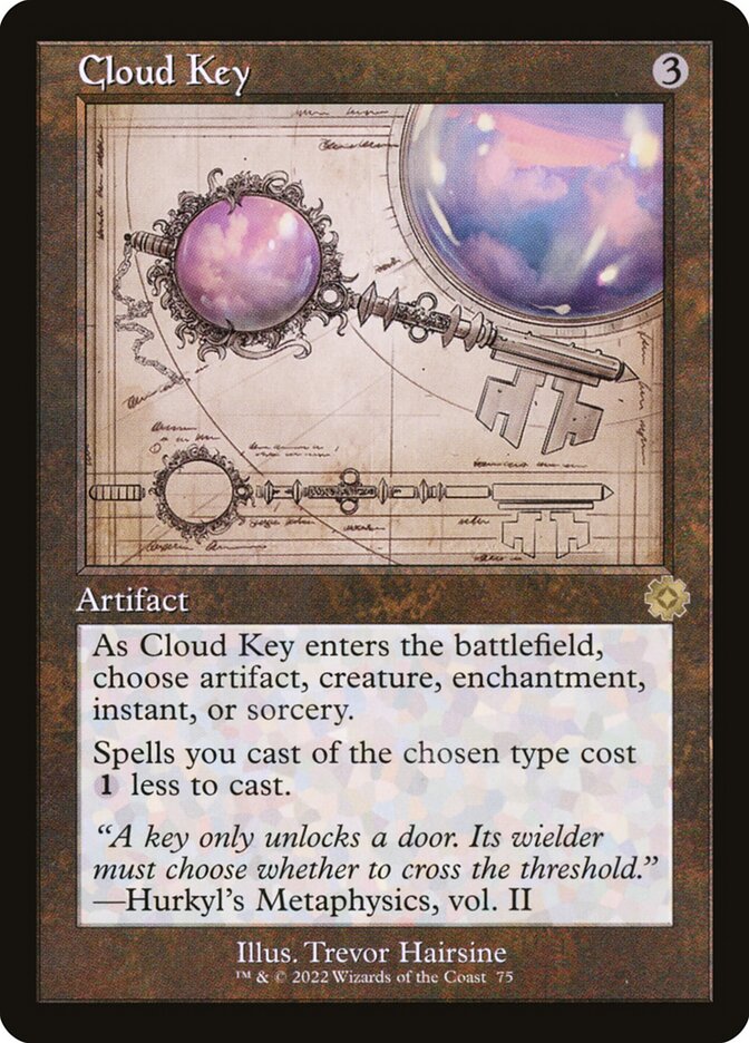 Cloud Key Schematic 75 (The Brothers' War: Retro Frame Artifacts)  | Good Games Modbury