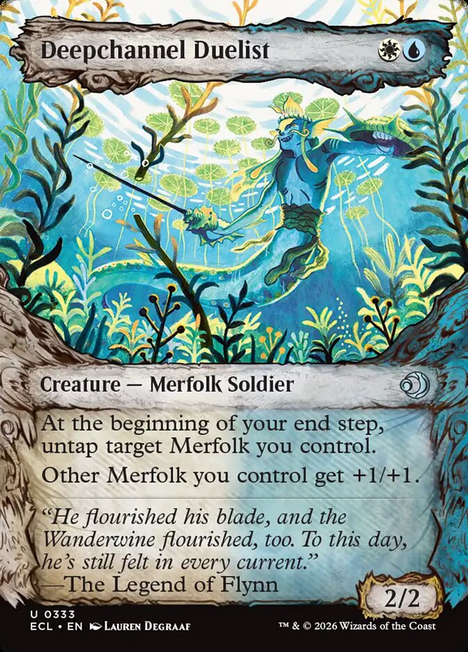 Deepchannel Duelist 333/273 (Lorwyn Eclipsed)  - Showcase Foil | Good Games Modbury