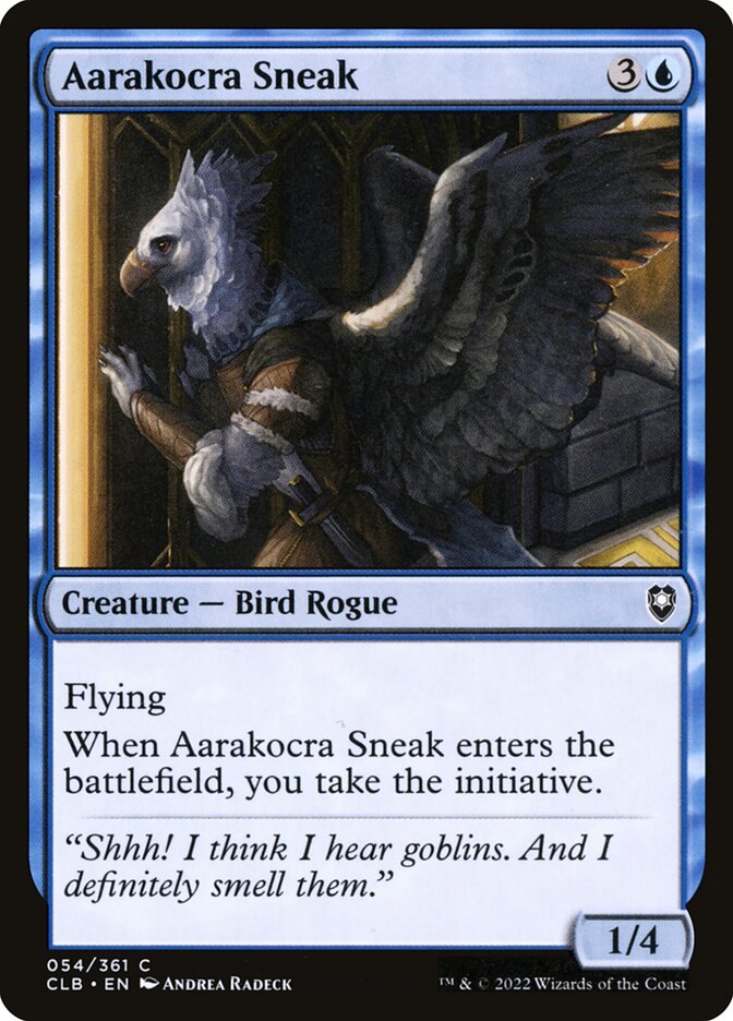 Aarakocra Sneak 54/361 (Commander Legends: Battle for Baldur's Gate)  | Good Games Modbury