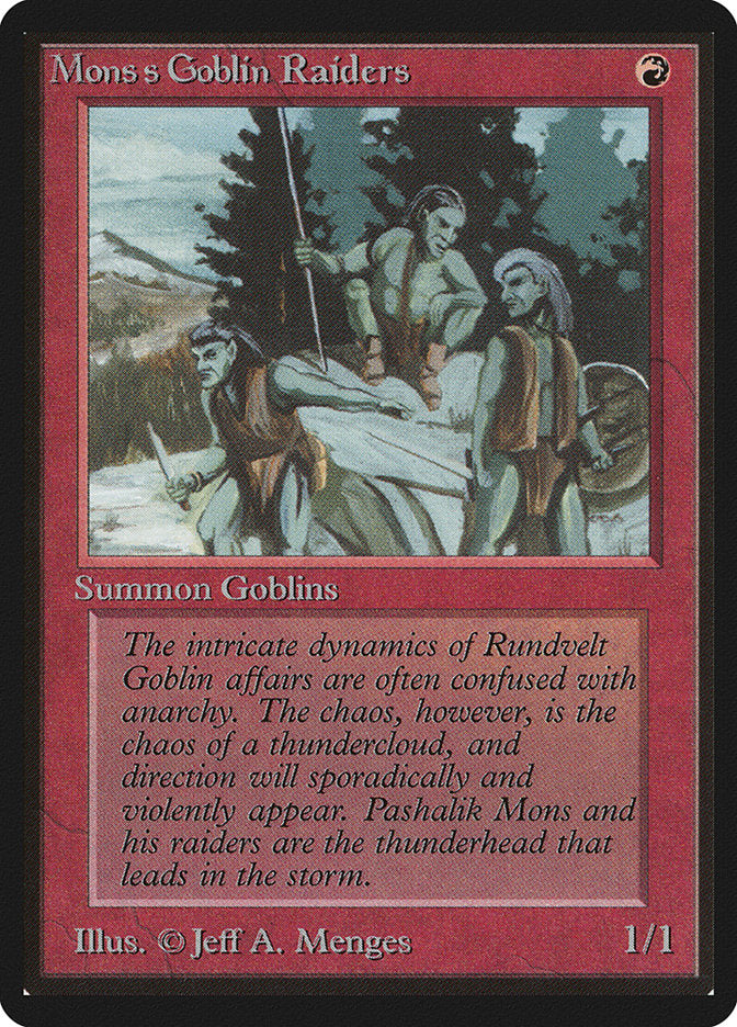 Mons's Goblin Raiders 165/302 (Beta Edition)  | Good Games Modbury