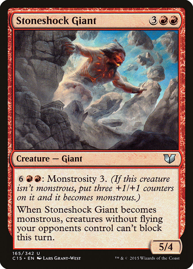 Stoneshock Giant 165/342 (Commander 2015)  | Good Games Modbury