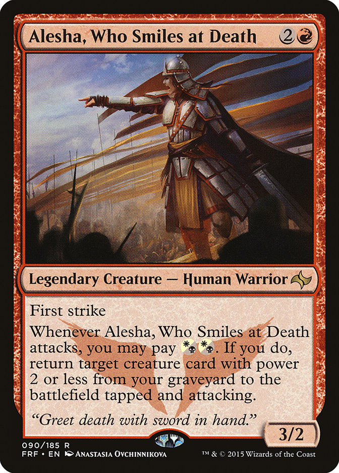 Alesha, Who Smiles at Death 90/185 (Fate Reforged)  - Foil | Good Games Modbury