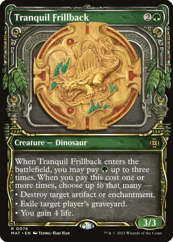 Tranquil Frillback 74/50 (March of the Machine: The Aftermath)  - Showcase Foil | Good Games Modbury
