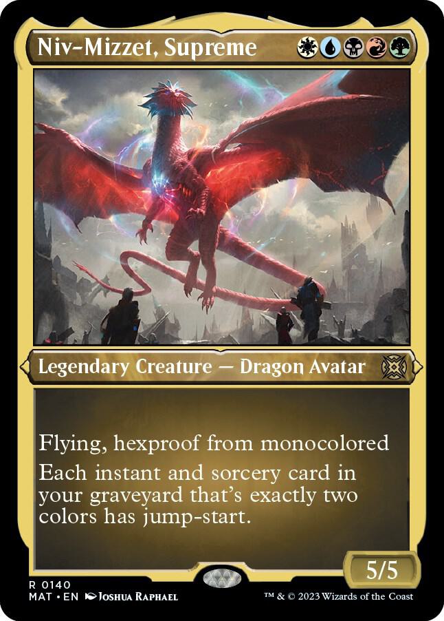 Niv-Mizzet, Supreme 140 (March of the Machine: The Aftermath)  - Etched Foil | Good Games Modbury