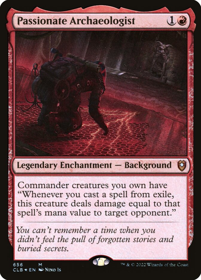 Passionate Archaeologist 656/361 (Commander Legends: Battle for Baldur's Gate)  - Foil | Good Games Modbury