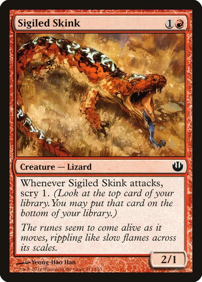 Sigiled Skink 111 (Journey Into Nyx)  - Foil | Good Games Modbury