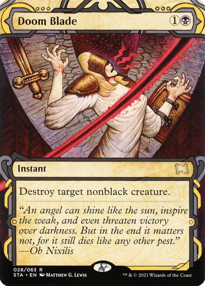 Doom Blade 28/63 (Strixhaven: Mystical Archives)  - Foil | Good Games Modbury