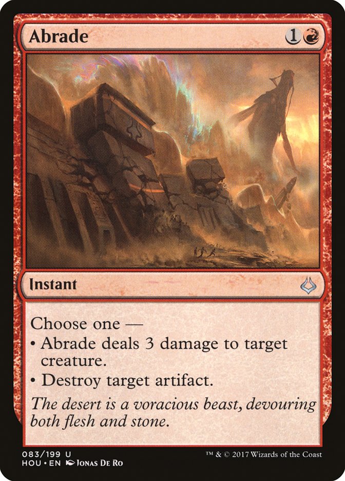 Abrade 83/199 (Hour of Devastation)  - Foil | Good Games Modbury