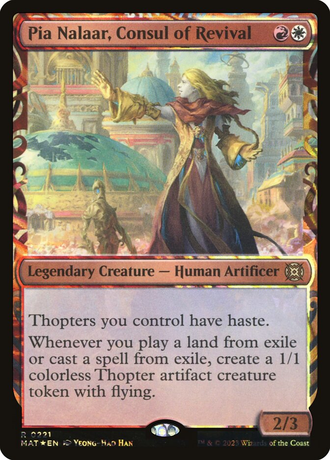 Pia Nalaar, Consul of Revival 221/50 (March of the Machine: The Aftermath)  - Showcase Halo Foil | Good Games Modbury