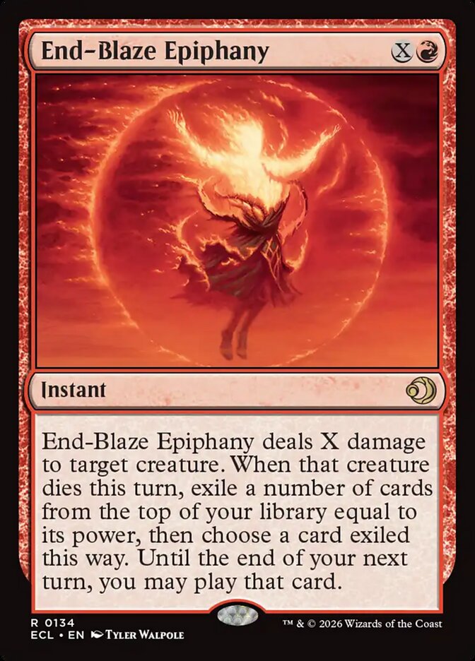 End-Blaze Epiphany 134/273 (Lorwyn Eclipsed)  | Good Games Modbury